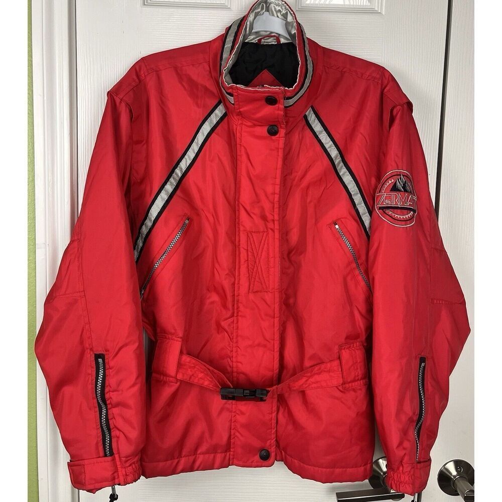 Vintage Zermatt 90s‎ Red Ski Jacket Women’s Size Large